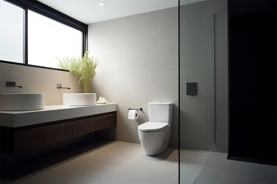 Fixed leaking toilet