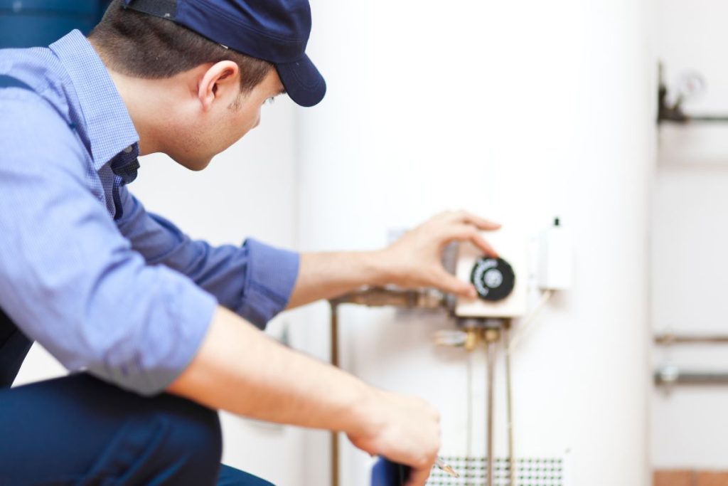 Flushing Water Heater